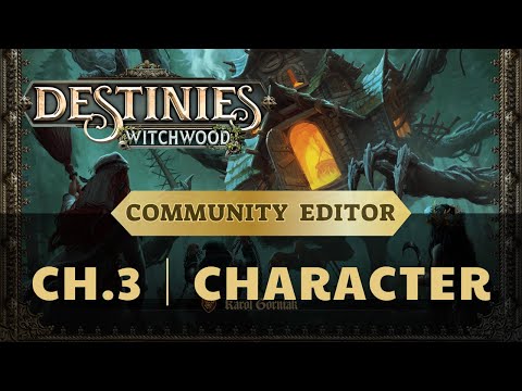 Destinies Community Editor - Ch.3 Character Creation #boardgames #boardgamegeek