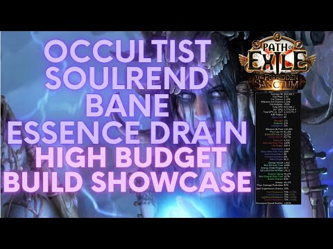 PoE 3.20: Soulrend Bane Essence Drain Occultist Gameplay