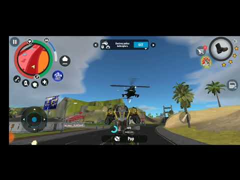 Real gangster crime (real  Hero fight on container) Car robot got tangled in container - HD gameplay