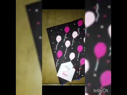 Birth day card making for who loves us # card making # DIY