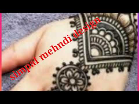 Mehndi design Simple ,nosheen tariq