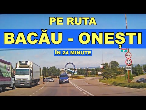 Drumul BACAU - ONESTI in 24 minute pe DN 11 Magura - Sanduleni - Livezi - Helegiu video august 2019