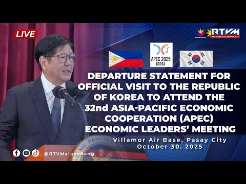 Departure Statement for Official Visit to the ROK to Attend the 32nd APEC Economic Leaders’ Meeting