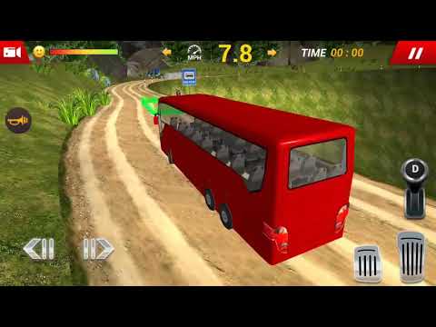 Offroad Bus Transport Simulator # Red Bus - Android Game Play FHD