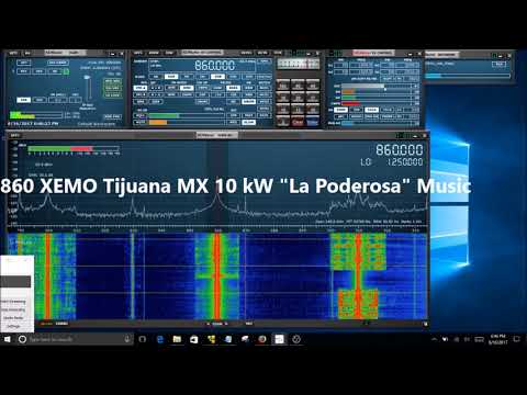 San Diego California AM Radio band Scan