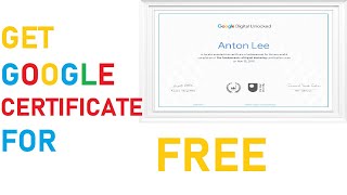 Google Free Certification Program | Get a Google Certificate for Free