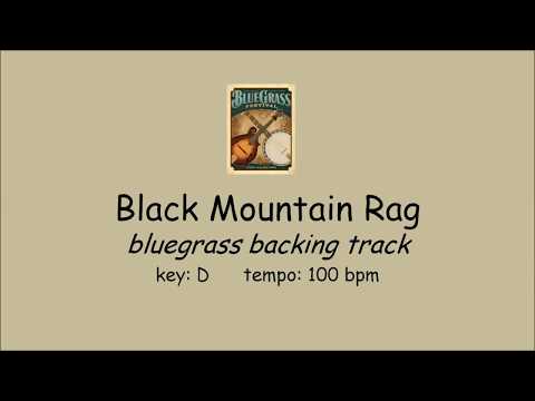 Black Mountain Rag  - bluegrass backing track in D