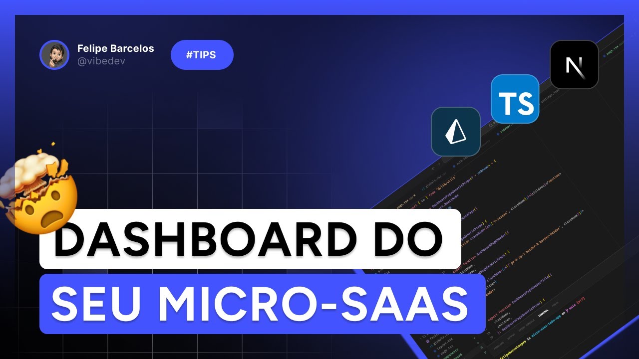 Micro-SaaS na Prática (Parte 2) - Dashboard UI com Shadcn UI, Next JS 14 e Composition Pattern