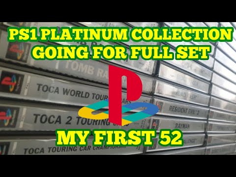 Playstation 1 platinums collection, the first 52!