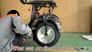 European warehouse 3 wheel tricycle assembly citycoco CP-7 rocker arm tricycle electric scooter