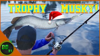 Musky Fishing for Christmas!    Bassmaster Fishing 2022