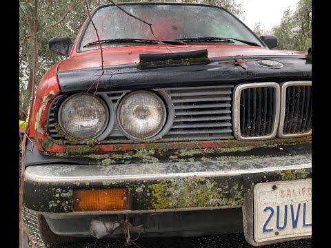 BMW 325e E30: First Start in 16 years!