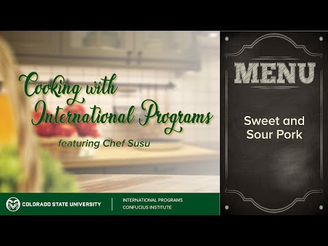 How to Make Sweet & Sour Pork with Chef Susu - Cooking with International Programs