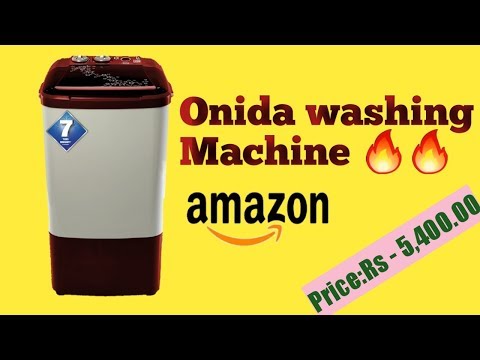 Onida 6.5 kg semi automatic top load washing machine, ws65wl...