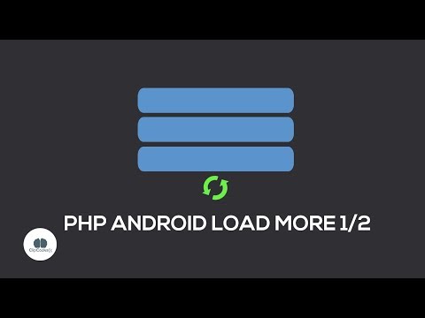 PHP Pagination with Android Endless Load More Recyclerview Tutorials 1 of 2
