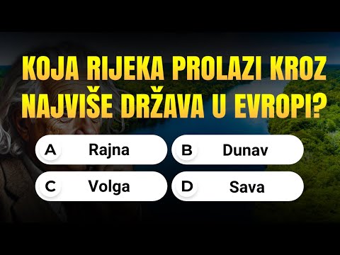 🌍 EVROPA KVIZ: 25 Pitanja za Prave Znalce! 🧠