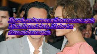 Marc Anthony - I want to spend my lifetime loving you (Lyrics)