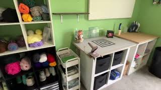 Small Sewing:Crochet Room Tour
