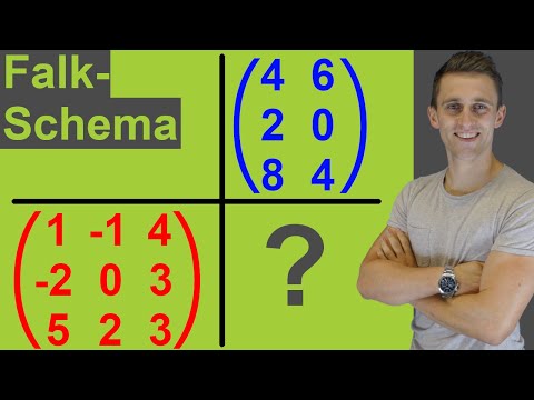 Falk-Schema - multiplizieren von Matrizen | Rechnen mit Matrizen #8  Erklärungen und Voraussetzungen