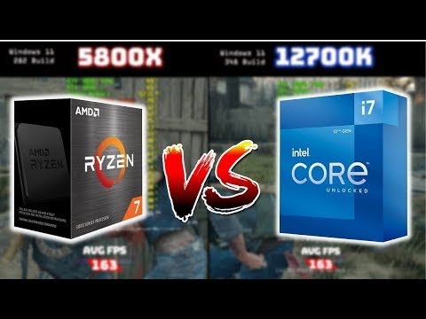 Ryzen 7 5800X vs Intel i5 12600K | Benchmark | Test in 8 Games