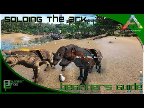 Soloing the Ark S4E12! Taming Pen for Hyaenodons! Hyaenodon Pack!