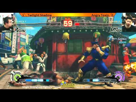 TwilightShadow vs Angry Toxin (Grand Finals) - SSF4AE Singles - Magic Stronghold Fighters' Open