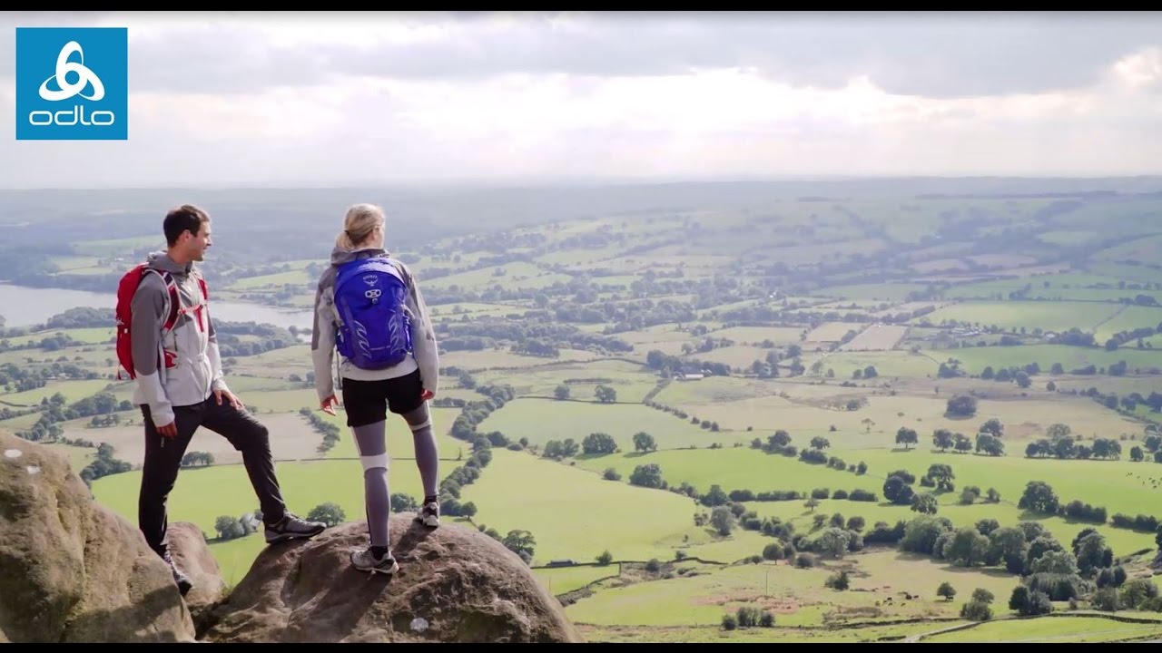 odlo Funktionsunterwäsche Active Warm Set Schwarz/Grau, XL