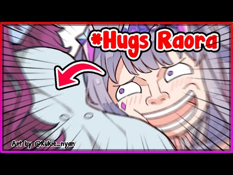 Biboo explains how it feels when Raora hugs her in 3D Biboo explains how it feels when Raora hugs her in 3D