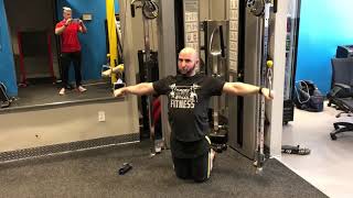 Functional Trainer Flap Down Lats