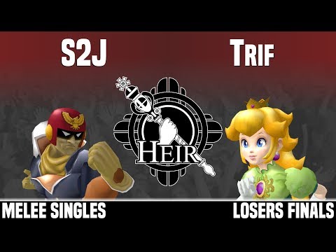 Heir 4 - Tempo | S2J (Captain Falcon) vs vL | Trif (Peach) - MELEE SINGLES - LOSERS FINALS