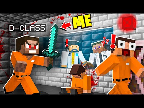 I Became D-CLASS PERSONNEL in MINECRAFT! - Minecraft Trolling Video