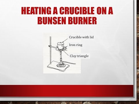 image-How do you heat a crucible in a furnace?