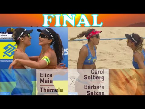 BARBARA S / CAROLINA vs THAMELA / ELIZE Circuito Brasileiro de Vôlei de Praia OPEN 2ª Etapa FINAL
