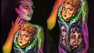 Hocus Pocus Halloween Airbrush Body Paint