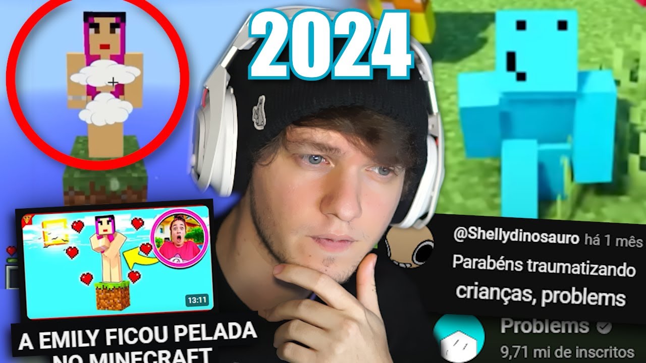 O problema dos canais de Minecraft em 2024