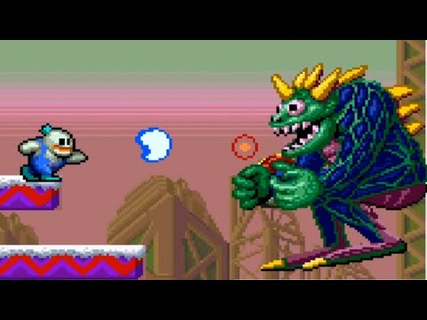 Snow Bros Arcade All Bosses No Damage