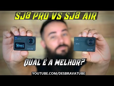 SJ8 AIR VS SJ8 PRO, Qual é a melhor câmera. Câmeras Baratas, Alternativas a Gopro. #câmeradeação