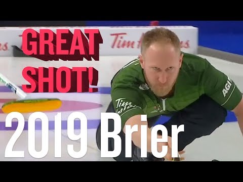 2019 Tim Hortons Brier - Brad Jacobs (NO)  Double for 3 vs SK