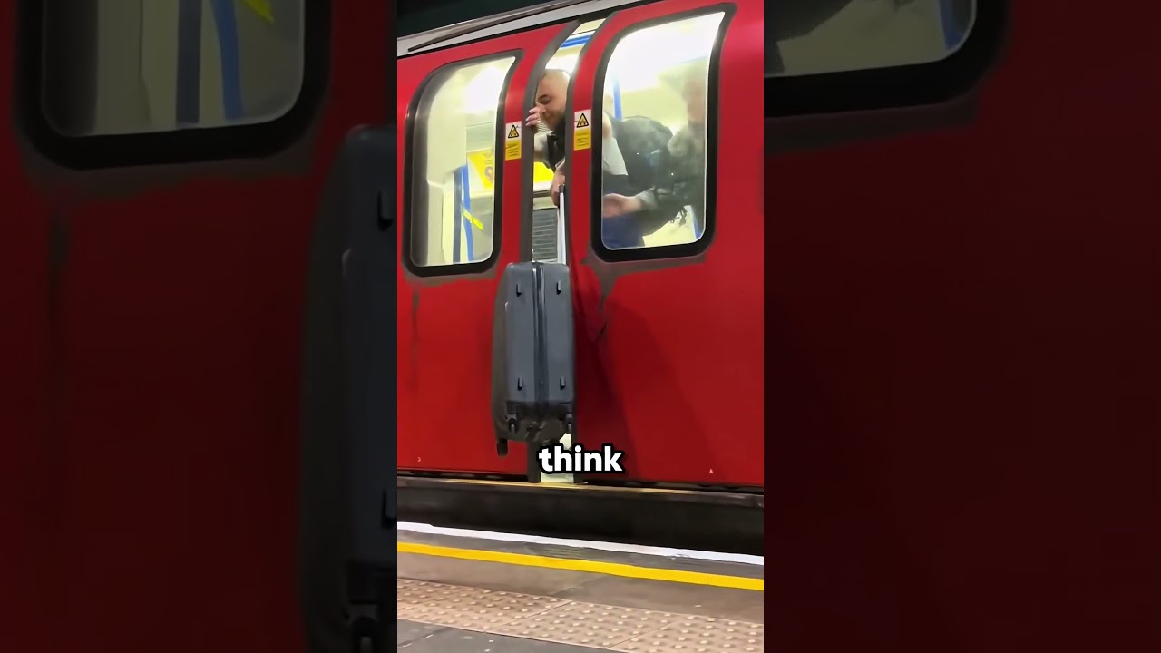 The lady got muscles Never Pull Your Suitcase Onto a Train #business #bestof #usa #hardwork #karma