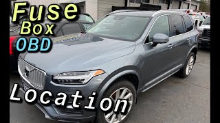 FUSE BOX LOCATION ON A 2016 - 2023 VOLVO XC90