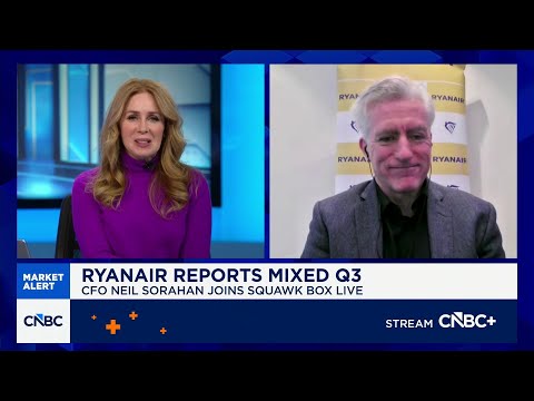 Ryanair Group CFO Neil Sorahan on Q3 results, feud with Elon Musk and growth outlook