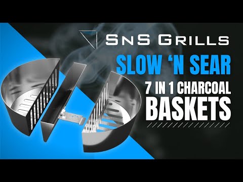 Slow 'N Sear Firebaskets For The Kettle Grill - SNS Grills Firebaskets