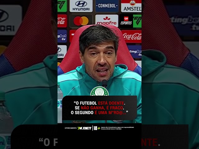 "Futebol está doente": Abel desabafa após vitória e classificação do Palmeiras | CNN ESPORTES