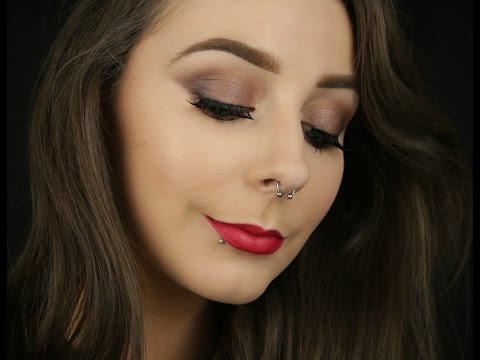 Christmas Party Makeup | Smokey Eye & Red Lip