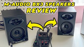 Video thumbnail for Review of the M-Audio BX3 3.5" Studio Monitors Speakers by Tricks Tips Fix