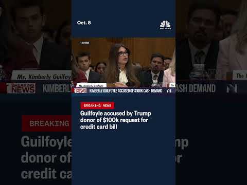 Guilfoyle accused by Trump donor of $100k request for credit card bill