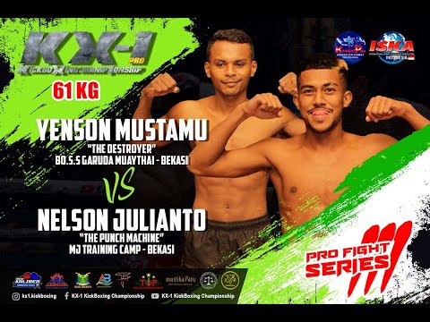 NELSON JULIANTO vs YENSON MUSTAMU K1 RULES 61 KG KX 1 SERIES #3