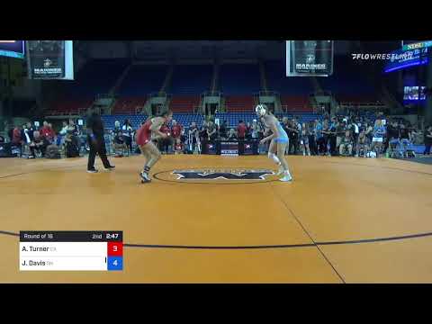 122 Lbs Round Of 16 - Adrienna Turner, California Vs Josie Davis, Ohio B30b