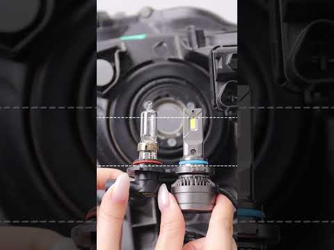Quick & Easy Car Headlight Installation Guide!#fahren #ledlights #headlights #led
