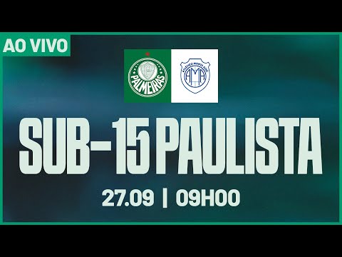 JOGO COMPLETO | PALMEIRAS 2 X 1 MONTE AZUL | PAULISTA SUB-15 2025